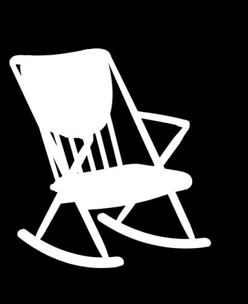 18 Rocking Chair BL 32 W: 22 ½ 57