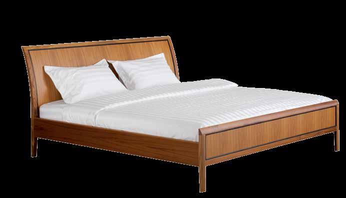 86 Series Bedroom The feature of this bedroom series is in the classic tall headboard, also