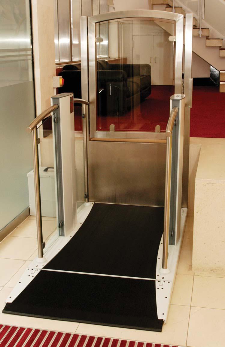 This low rise lift blends in and can be easily installed into any environment.