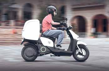 Therefore, Scutum is committed to e-mobility solutions and is developing a new generation of electrical scooters for delivery and distribution services or for public authorities.