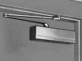 for exterior doors. An adjustable spring design affording easier access and allowing exterior doors control is used.