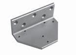 and plated finishes to match door closer Plates are not handed Plate mounting screws included Order as 351-D x finish 6 (152 mm) 9 (229mm) 351-D DROP BRACKET 3" MIN.