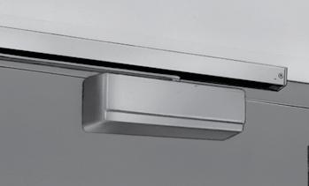 Track Type Applications Pull Side Mounting (Hinge Side) OT Shown Push Side Mounting (Stop Side) POT Shown OD Double Egress Arm 1431 Track Type Closer Offers the most decorative door closer providing