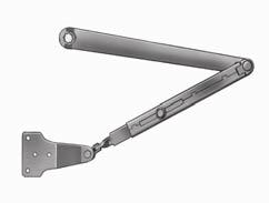 Screw packs Offset Bracket Arms P3-1" Offset Bracket for use with Auxiliary Holder/Stop For use with auxiliary surface overhead stops and holders Foot bracket is offset 1" more than P-9, allowing