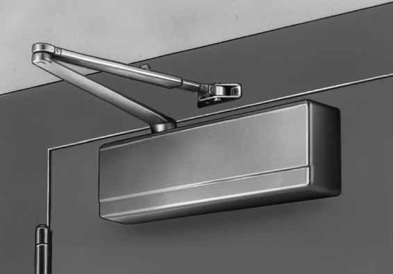 Standard Application O ARM SHOWN 351-0 Standard Application 6-5/8" (168mm) 3/8"(95mm) 7/8" (22mm) 3-7/8" (58mm) 2-3/16" (55mm) The standard application of the 351 door closer is the most common and