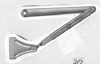 - Friction Hold Open Arm Holds open from 75 to 180 easily adjusted by wrench Order as 25-PH9 x finish for arm only Includes: 63-2229 - Main arm and link assembly 61-2303 - Foot assembly 64-0039 -