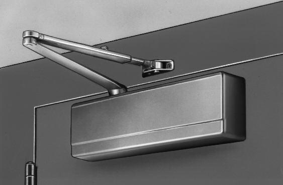 Standard Applications 281-O Standard Application O ARM SHOWN The standard application of the 281 door closer is the most common providing high degree of door control and range of power adjustment.