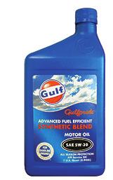 com S For more information, see ad page 41 of NOLN,, 10W-40,, 10W-40 0W-20,, GULF LUBRICANTS Gulf Super Duty Plus Diesel Engine Oil Gulf Synthetic Blend