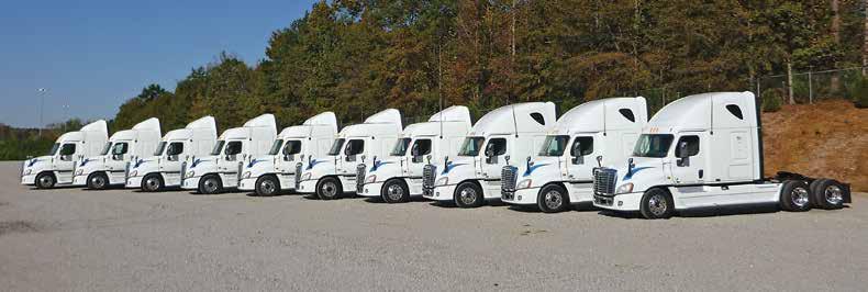 Professionally-maintained fleet trucks