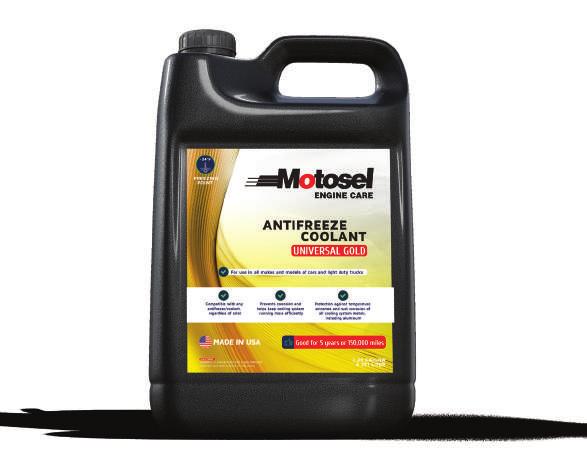UNIVERSAL ANTIFREEZE & COOLANT Motosel Universal Antifreeze & Coolant is a premium quality antifreeze / coolant that is compatible with all automotive and light duty truck antifreeze / coolant