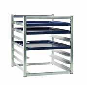 Four 5 platform type swivel casters (#C450). B, CL(B), E, PB, PS, VB - see page 69 for details. Heavy duty utility racks for the transport and storage of product on a large variety of pans.