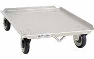 Holds 20 x 20 or smaller glass racks. 1176A 1179A Model Size Wheel Ship List No. W-H-D Size Lbs.
