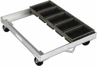 CL(B) - see page 69 for details. 1193 1194 1192 97055 Dollies Steamtable Pan Dolly - Not NSF Approved. 4-Bay 98998 30 x 48 x 44 1000 lbs.
