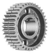 SILENT CHAIN SPROCKETS / 2 " PITCH / 2 " pitch sprockets " FACE WIDTH FOR /4 AND WIDE CHAINS TYPE B Teeth Hardened Hub Projection One Side OF CATALOG PITCH DIA (In.) TYPE MIN. PLAIN MAX. 7 404-7 2.