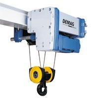 for wiring Highly rugged design DEMAG DCM-PRO MANULIFT Ergonomic single-handed load handling The chain hoist can be operated while the operator guides the load For right-hand and left-hand
