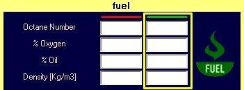 In addition to the weather conditions the software also gives the possibility to insert the information on the fuel used, it often happens that a second of the championships is imposed upon the use