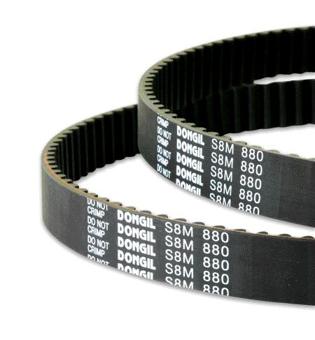 V - Ribbed Belts V-ribbed belts have wide top width and thin thickness, providing consistent tension while driving by connecting in each rib. It is also called Poly V-Belt or Micro V-Belt.