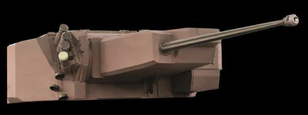 The turret can be configured with a wide range of performance and capability options for various roles.