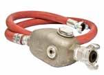 Bleed air pressure from hose before removing safety lock cable. Cable Description (Dia.