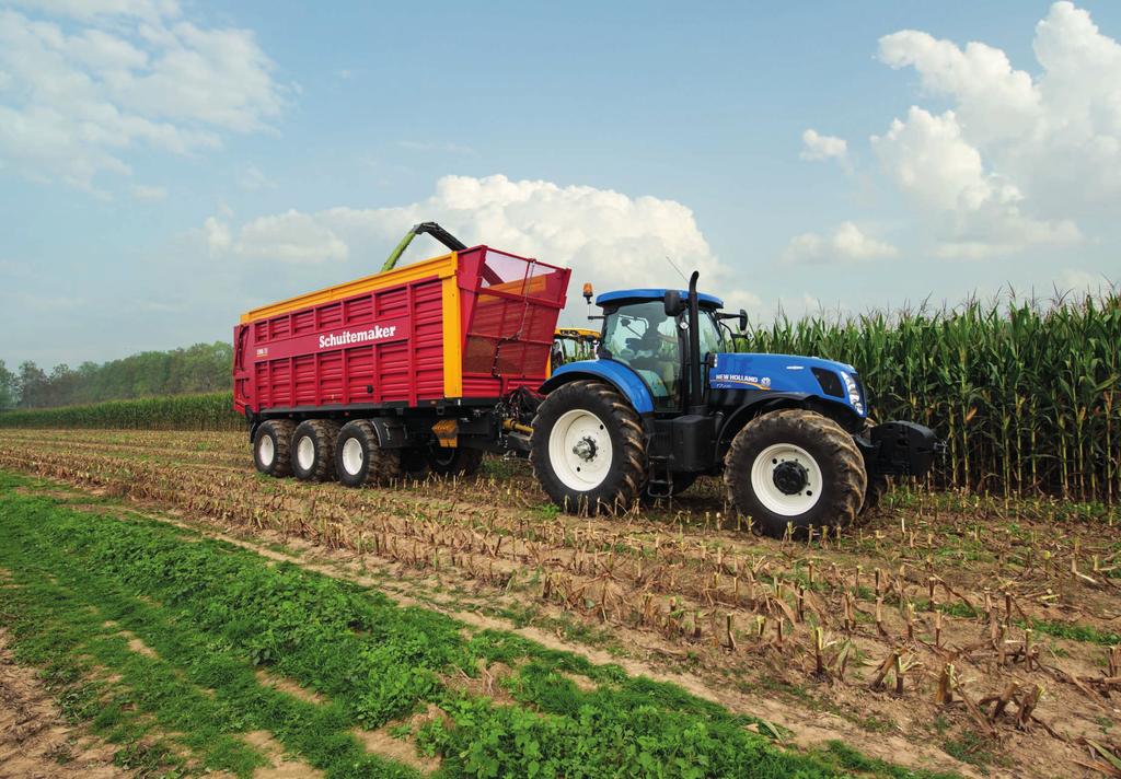 ADVANCED TRACTION MANAGEMENT The New Holland Terralock system is well established.