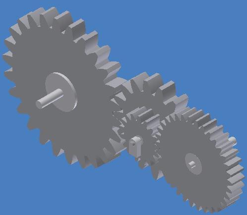 Compound Gear Trains A compound gear train is one which has two or more gears attached to the same shaft.