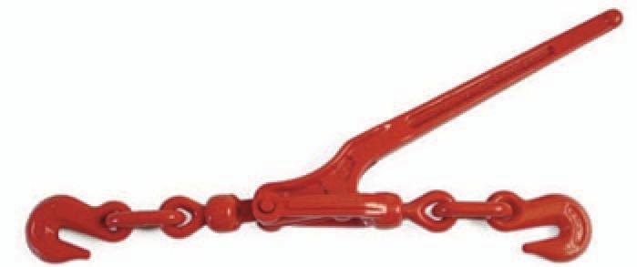 Transport chains and tensioners When designing a restraint system and determining the required number of restraints, it is the lashing capacity and not the breaking force which must be taken into