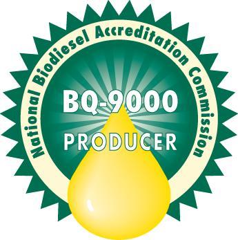 BQ-9000 Accreditation Status is Important Purchasing Factor Over 70% of the biodiesel produced in 2009 was by a BQ-9000 accredited producer Currently have: 40 BQ-9000 Producers 19