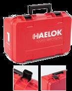 Th Halok hydraulic units: Th prss tool powr is providd by an industrial, provn hydraulic unit fittd in a spcial cas