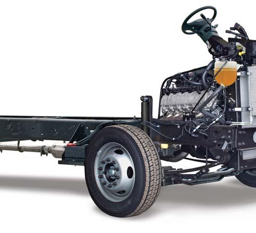 maximum trailer weight with 19,500-lb. or 22,000-lb. GVWR with optional Parcel Delivery Package 6.8L 3-valve SOHC V10 gas engine (320 hp/ 460 lb.-ft.