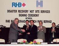 Bank Bhd dan HeiTech Padu Berhad Signing Ceremony on Distributorship Agreement between HeiTech and Pacific Secure IT Ltd.