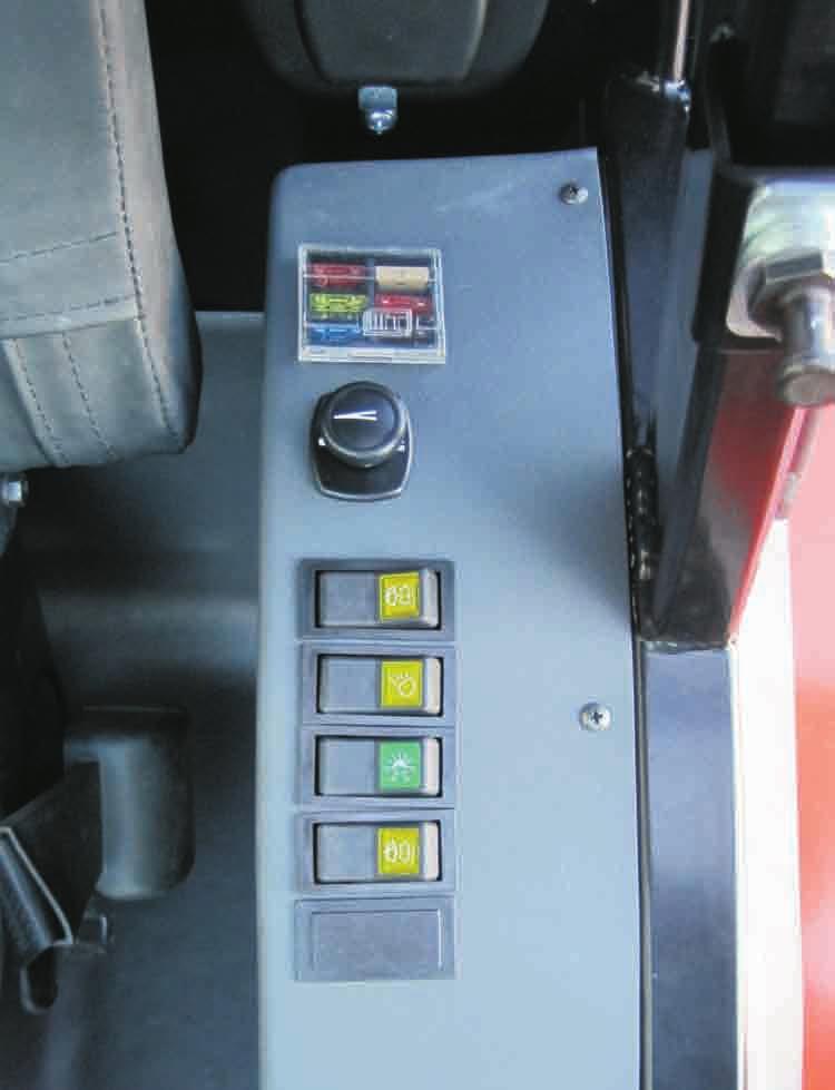 CONSOLE / SWITCHES / FUSES Kubota M990 Low Profile Cab SC-M Plastic console / control panel (see page ) SC-M0 Fuse box assembly SC-M0 SC-M Fuse - 0A (Red) SC-M0 SC-M0 Fuse - A (Blue) SC-M0 SC-M0 Fuse