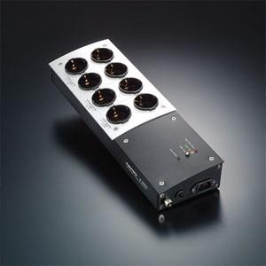 e-tp80e AC Power Filter GC-303 EMI-Absorbing Internal Coating plus EMI noise filter. *2 sets EMI noise filter for four schuko sockets.
