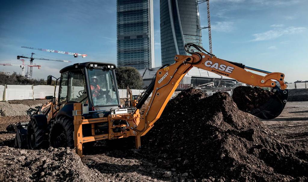 T-SERIES BACKHOE LOADERS PROTECTED BACKHOE OPERATION The King s DNA Customers around the world have built their success on the power and performance of the CASE backhoe.