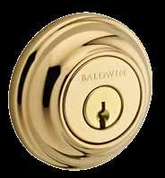 TRADITIONAL DEADBOLTS TRD TAD TSD Function Style Finish List Price (TRD) Traditional Round Deadbolt* (SC) Single Cylinder $65.