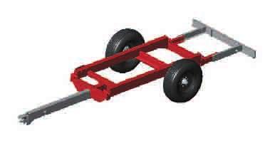 Quality It s Built In Trailer Features Single pole tongue allows for a tight turning radius. Trailer constructed of heavy-duty tubular steel with built in scale mountings.