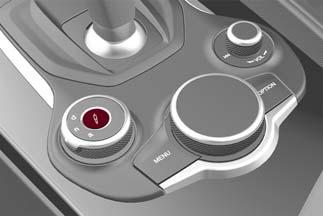 By pressing the button, the system prepares to work with a shock absorber calibration which favours driving comfort.