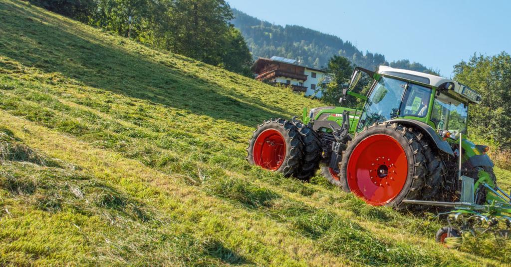 Specialists in mountainous terrain Safe, efficient work in a challenging environment such as the Alps is only possible using machines which have been specially developed for this environment.