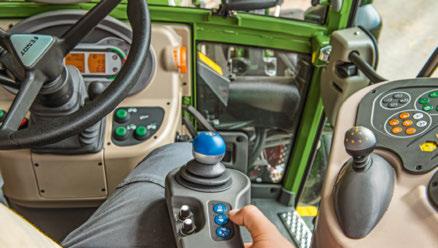 Operate efficiently drive comfortably The Fendt 200 Vario cab, specially designed for this class, provides a top quality work space: unparalleled legroom with no obstacles and a perfect