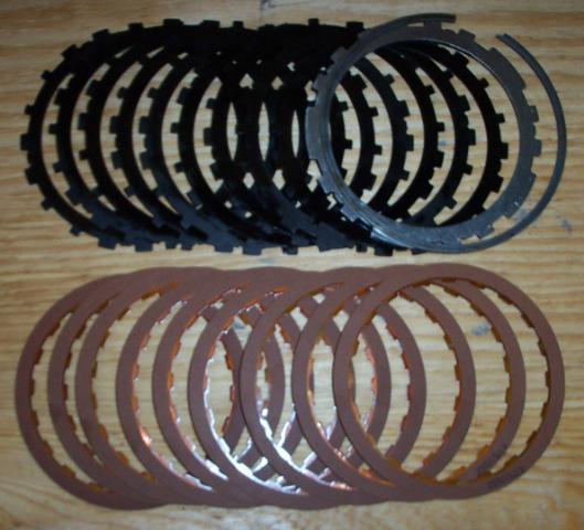 47. A clutch pack consists of clutch plates or discs