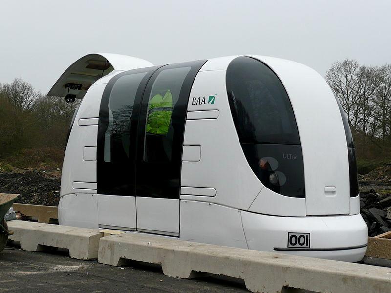 Personal Rapid Transit (PRT): PRT is transit mode that Figure 6: uses PRT small Test Vehicle cars on a network of fixed guideways intended to accommodate an individual or a single party of travelers.