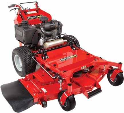 maintenance Flat-free caster tires Ground speed up to 7 mph MOWER DECK Deck drive belt system is designed to provide even belt tension which improves the life of the belt and reduces maintenance.
