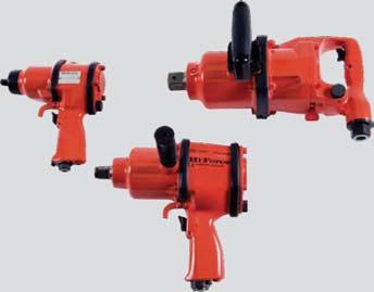 IW PNEUMATIC IMPACT WRENCHES Industrial heavy duty design IWP IW25B Square drive sizes from ½ to ½ Excellent power to weight ratio IW9P The IW range of heavy duty pneumatic impact wrenches is