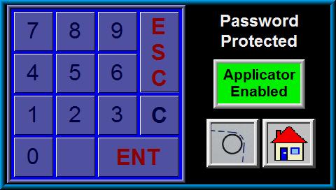 If you know you ve entered a wrong number, press C to clear what you have and start again. ENT finishes the process. If the wrong password was entered, the screen to the left appears.
