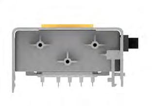The P11 style modules are 10 (254mm) long and exactly match the raceway system profile. 10 in.