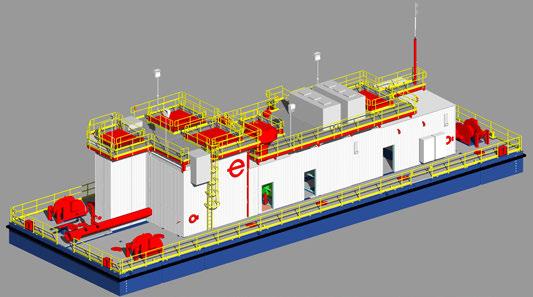 MFT Pumping Systems and Booster Pumps Pump Barges Ellicott offers custom pumping solutions and operating platforms for dredges, barges, boosters, e-houses and substations configured to client s