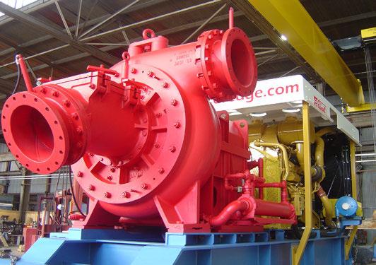 Pumps Vertical Cantilever Submerged Dredge Power Delivery Options Electric Diesel Combination Drives Turn-Key Integration Automation Controls Custom Manufacturing and Delivery Solutions Engineering