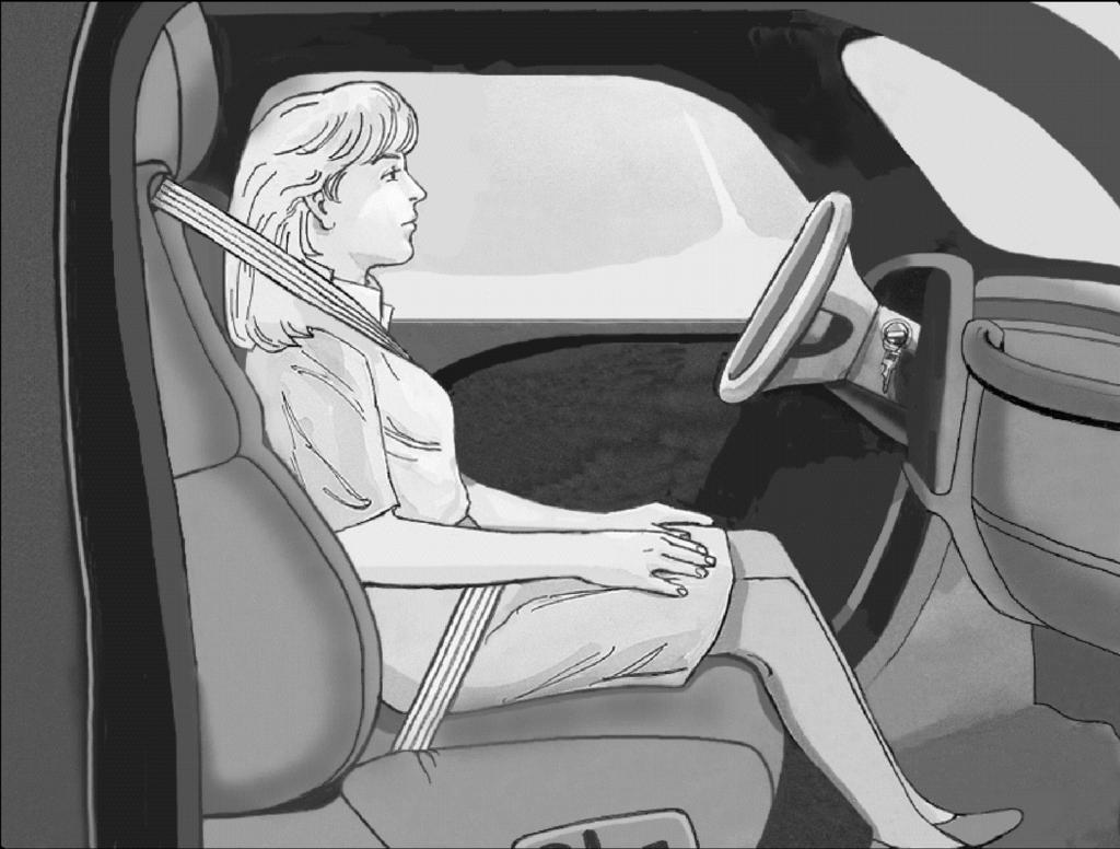 For some children who have outgrown child restraints and for very small adults, the passenger sensing system may or may not turn off the right front passenger s frontal airbag and seat-mounted side