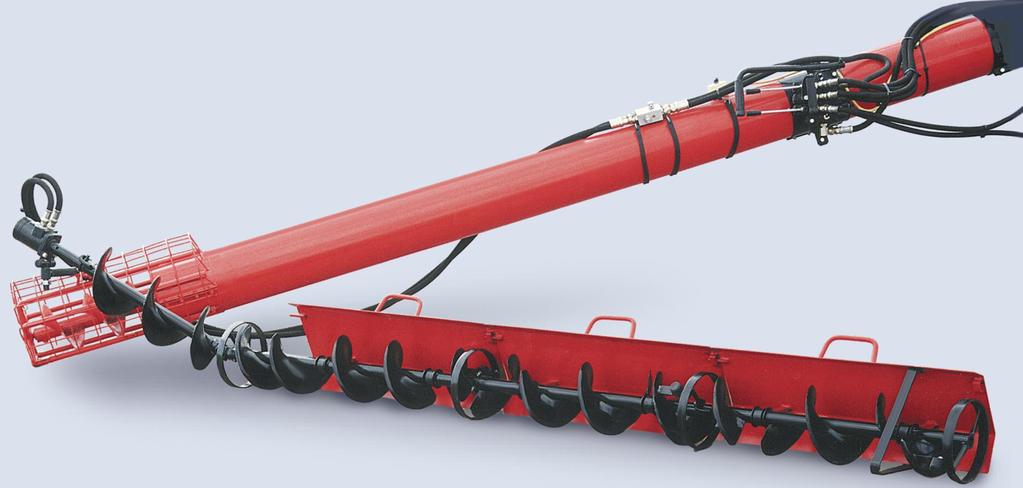 Pivot assembly has 10" adjustment to fit any bin and can be moved from bin to bin, so it s the only sweep you need. Can be adapted to fit any diameter. 18" and 2 1 2' extension available.