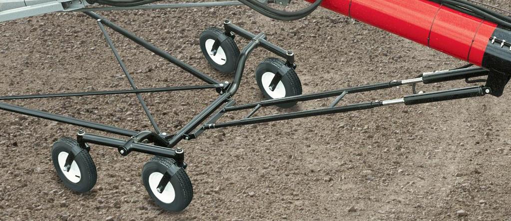 Our add-on package, which fits all auger makes, features a central control panel to raise, lower and drive the