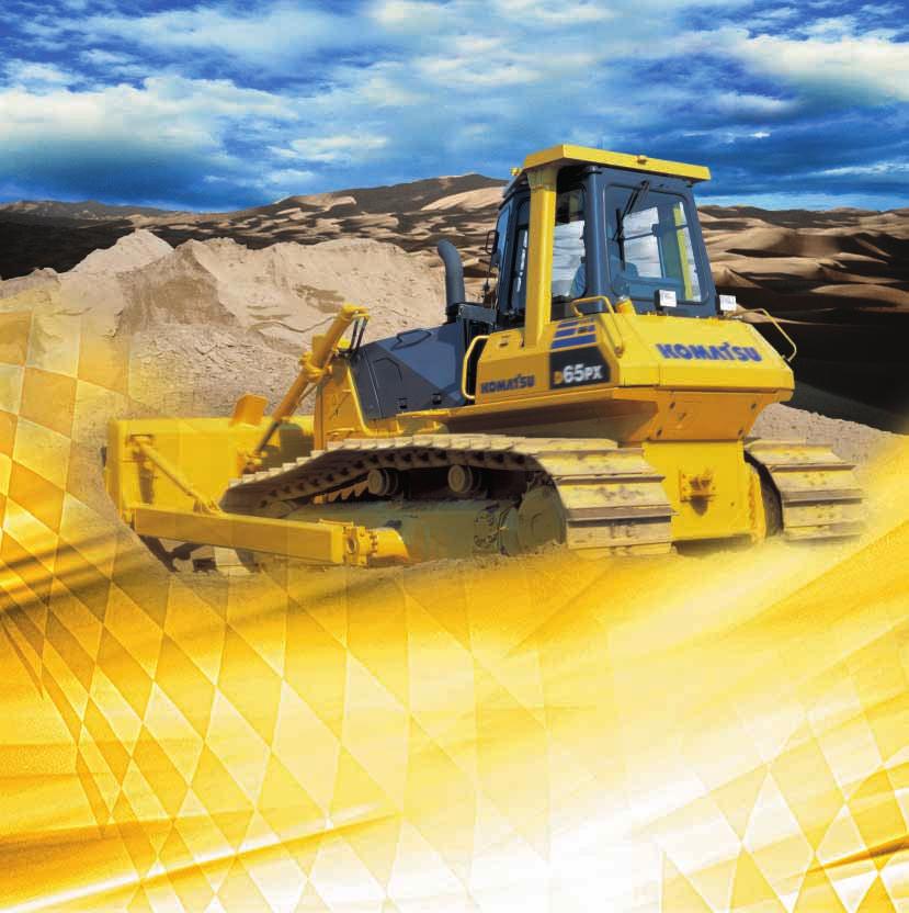 34/3535 Bulldozers Komatsu bulldozers are designed to combine a comfortable operator environment with the latest bulldozer technology, giving excellent